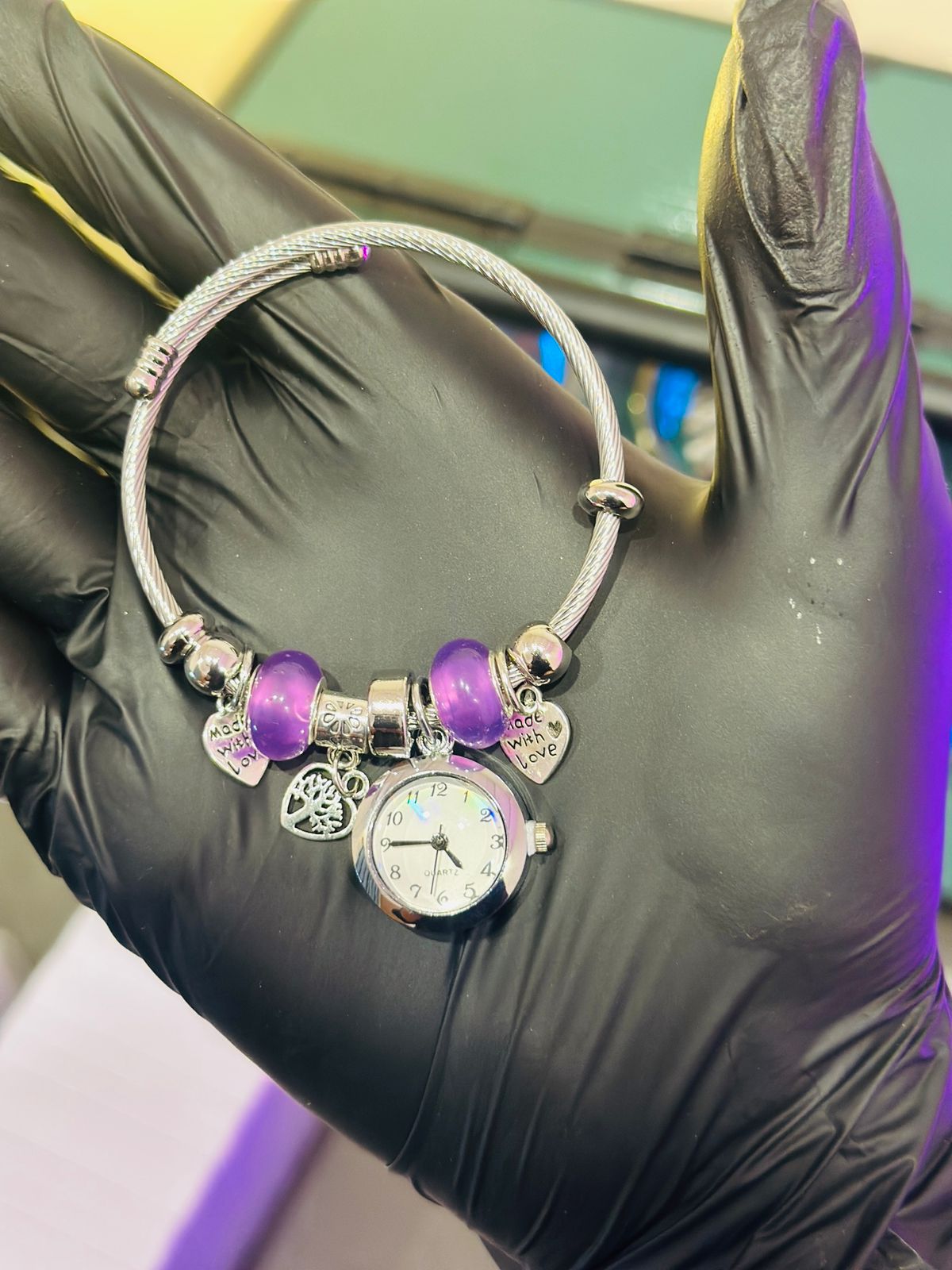 Bangle Watch Purple