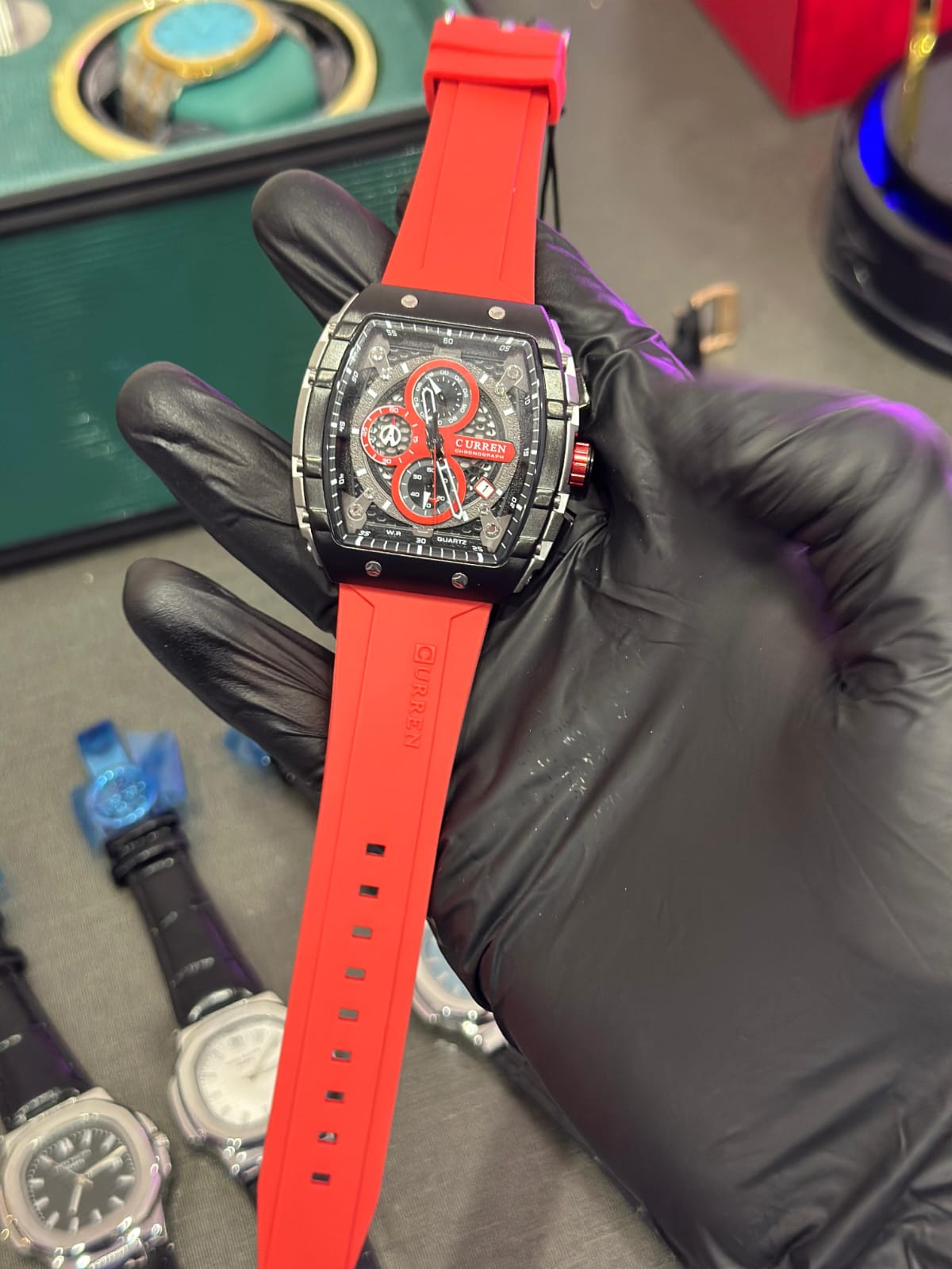 Curren Red Strap