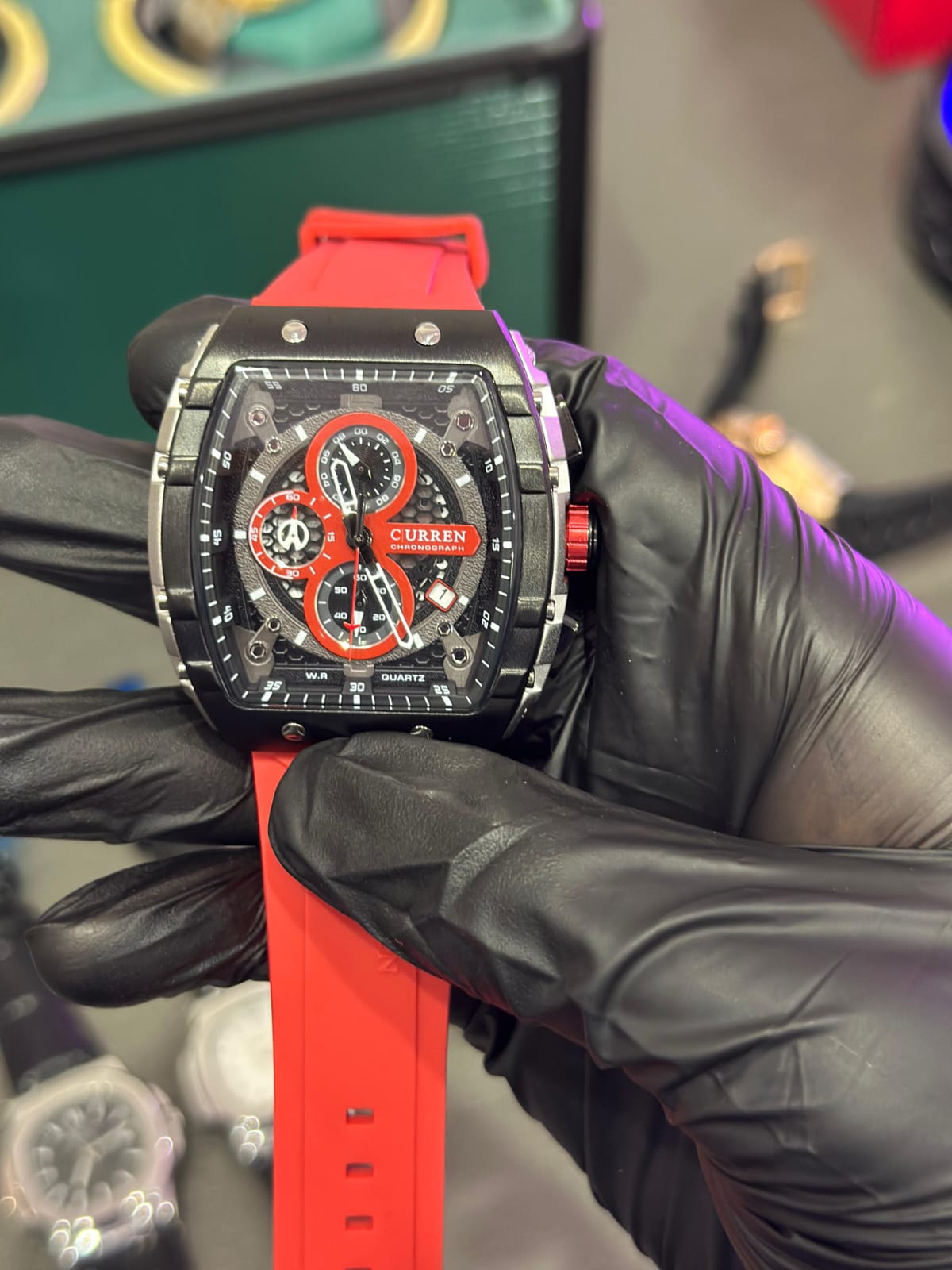 Curren Red Strap